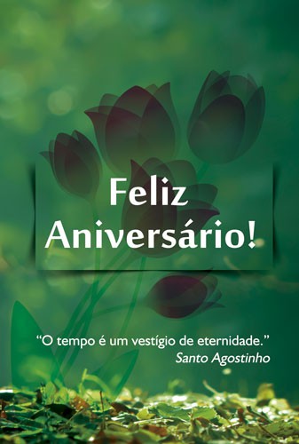 Cartão de Aniversário para Dizimistas Modelo CAZ103 