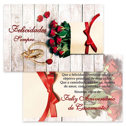 Cartão Aniversário de Casamento Catolico Pastoral do Dizimo CAC32