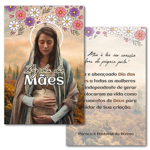 Cartão Dia das Mães Modelo CDM0075