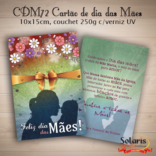 Cartão Dia das Mães Modelo CDM0072