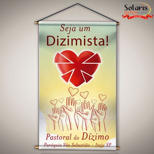 BN21 Banner Seja um Dizimista, Pastoral do Dízimo