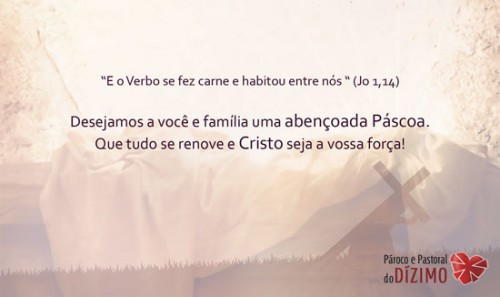 Cartão de Páscoa Modelo 15x9cm CGR2203