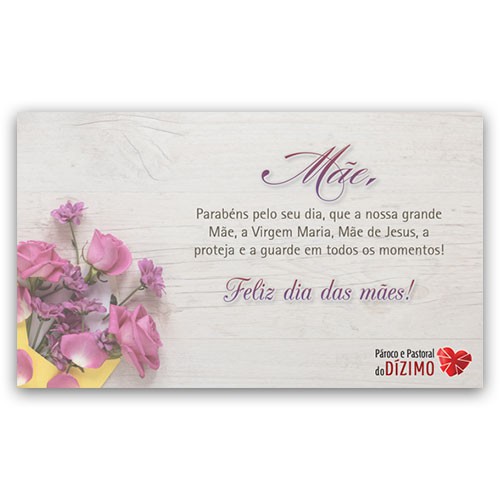 Cartão Dia das Mães Modelo CDM2201