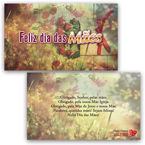 Cartão Dia das Mães Modelo CDM2202