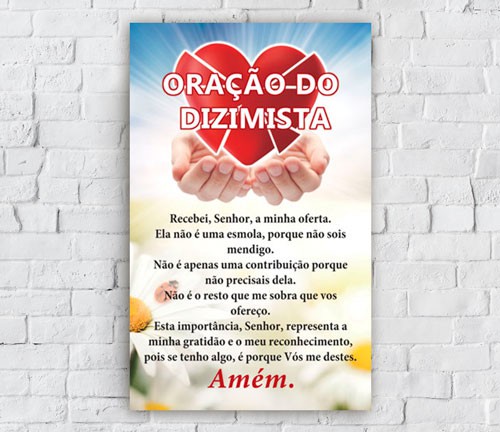 Banner Oração do Dizimista Modelo 01
