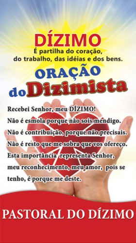 Banner Oração do Dizimista Modelo 02