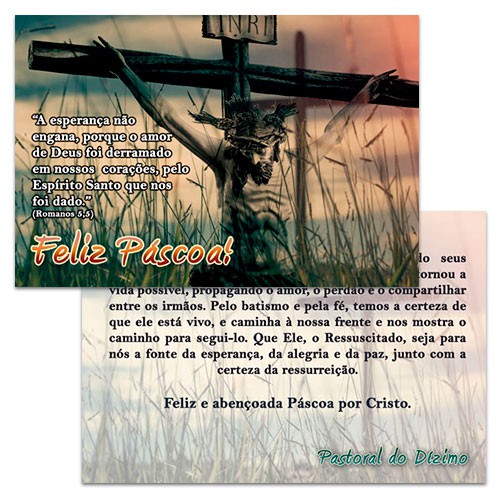 Cartão de Páscoa Modelo CGR0064