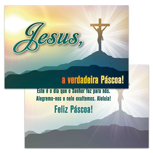 Cartão de Páscoa Modelo CGR0063