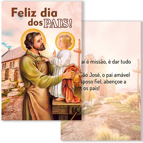 CGP75 Cartão Feliz Dia dos Pais São José Operário