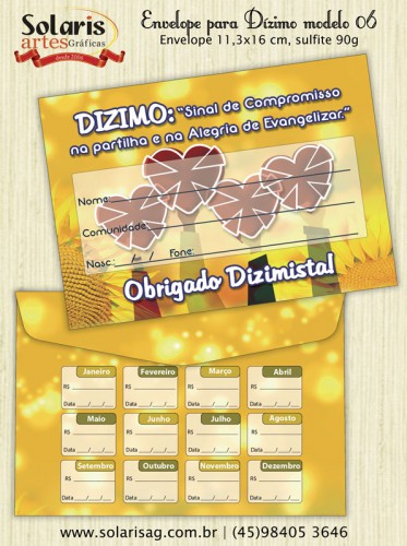 Envelope Dizimo 0006