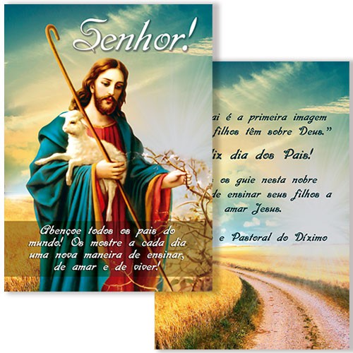 CGP67 Cartão Feliz Dia dos Pais Bom Pastor
