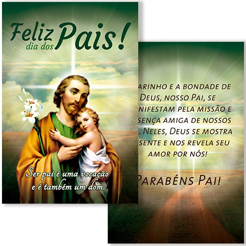 CGP66 Cartão Feliz Dia dos Pais São José
