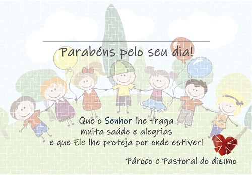 Cartão de Aniversário Dizimista Mirim CAM0006