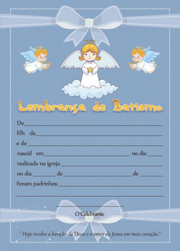 Certificado de Batismo BTS2202