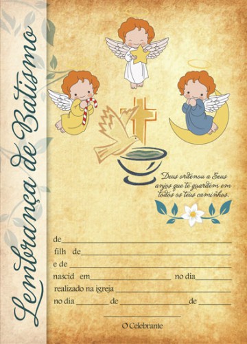 Certificado de Batismo BTS2203
