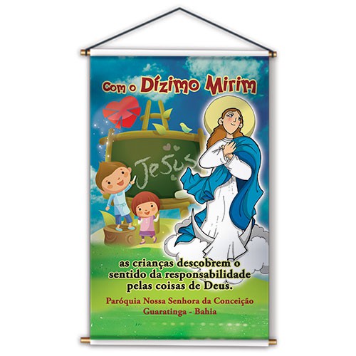 BN11 Banner Dizimo Mirim/Infantil Nossa Senhora da Conceição