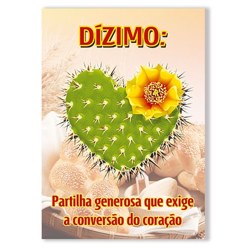 06_Cartaz do Dízimo Partilha Generosa 30x42 Pct 3un