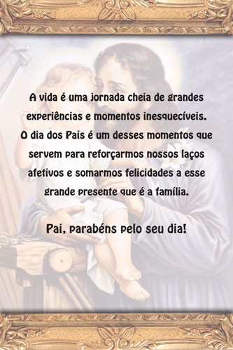 CGP61 Cartão Feliz Dia dos Pais