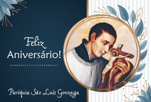 Cartão de Aniversário São Luis Gonzaga - Série 2022