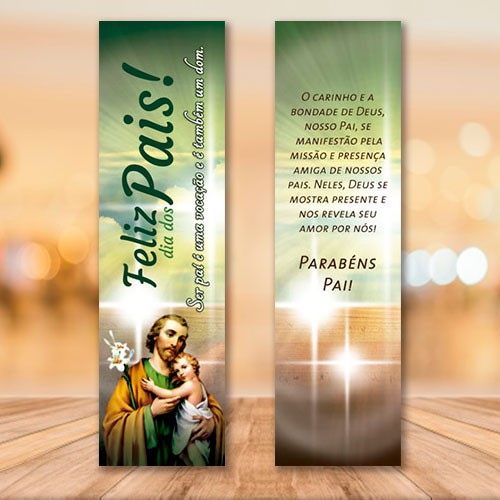 Dia dos Pais Padroeiro São José Marcador de Livro Modelo MPP66