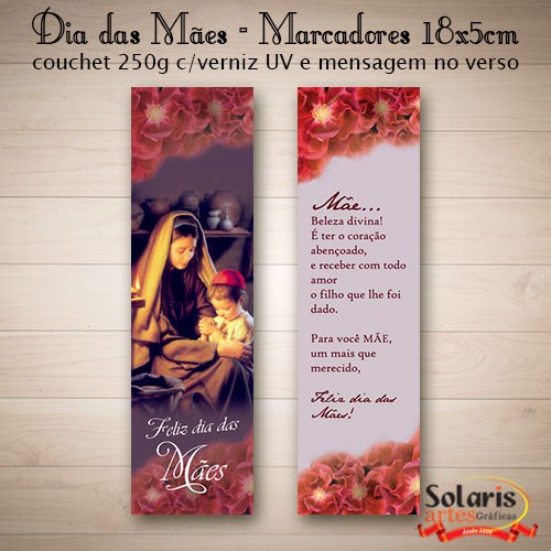 Dia das Mães Marcador de Livro 18X5cm MPM69