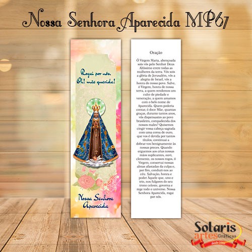 Nossa Senhora Aparecida Marcador de Livro MP67