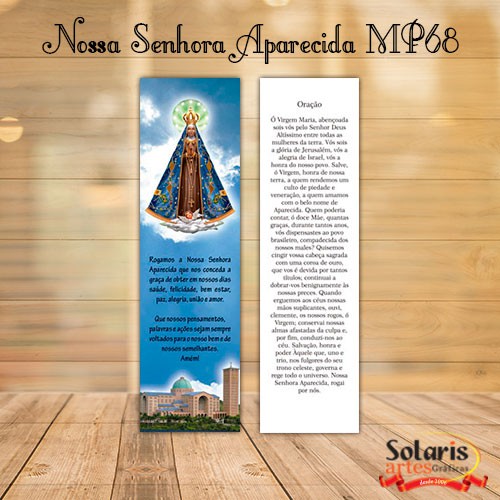 Nossa Senhora Aparecida Marcador de Livro MP68