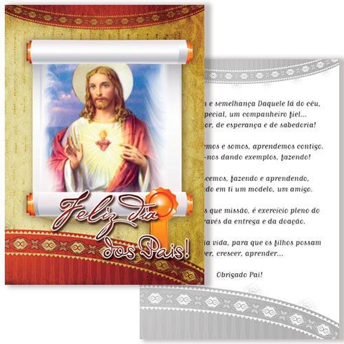 CGP41 Cartão Feliz Dia dos Pais Padroeiro São José