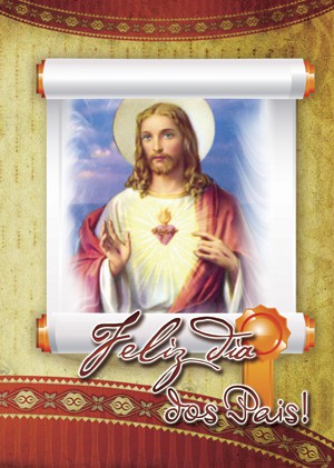 CGP41 Cartão Feliz Dia dos Pais Padroeiro São José