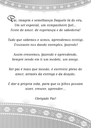 CGP41 Cartão Feliz Dia dos Pais Padroeiro São José
