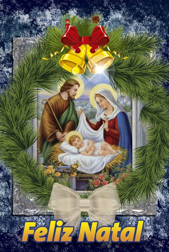 Cartão de Natal Religioso Católico 10x15 NA090