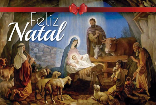 Cartão de Natal Religioso Católico 10x15 NA088