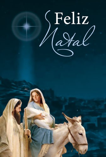 Cartão de Natal Religioso Católico 10x15 NA086