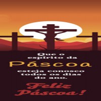 MPR67 Pascoa Marcador de Livro com oração