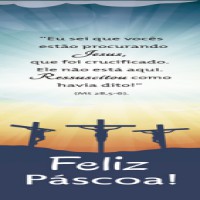 MPR52 Pascoa Marcador de Livro com oração