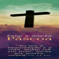 MPR39 Pascoa Marcador de Livro com oração