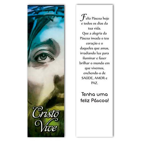 MPR36 Pascoa Marcador de Livro com oração