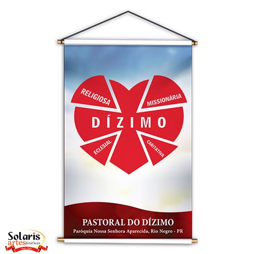 BN2504 Banner as Quatro Dimensões do Dízimo Personalizado