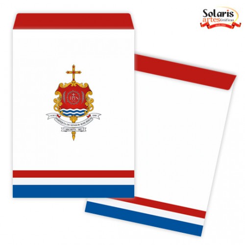 Envelope Saco Timbrado Personalizado sulfite 90g, colorido