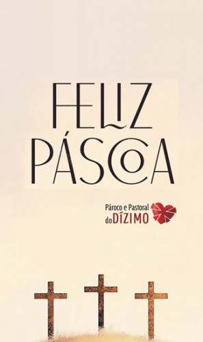 CGR0069 Cartão de Páscoa Modelo 15x9cm 