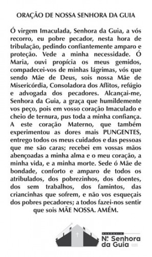 Nossa Senhora da Guia 15x9 Cóg. N3616