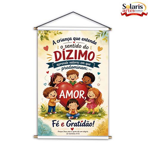 BN2610 Banner Dízimo Mirim 60x90cm