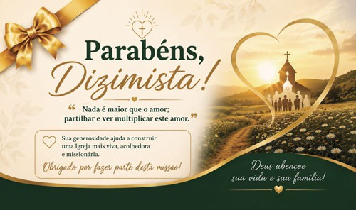 CAZ2605 Cartão de Aniversário para Dizimistas 15x9cm